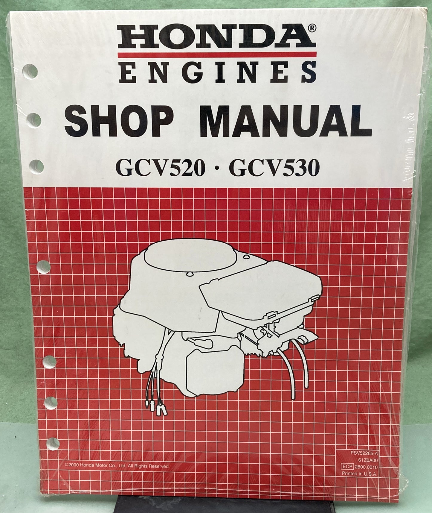 New Genuine Honda 61Z0A00 GCV520, GCV530 Service Manual 2000