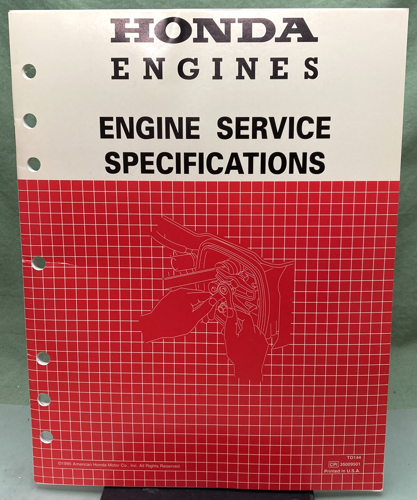 Genuine Honda TO144 Engine Service Specifications 1995