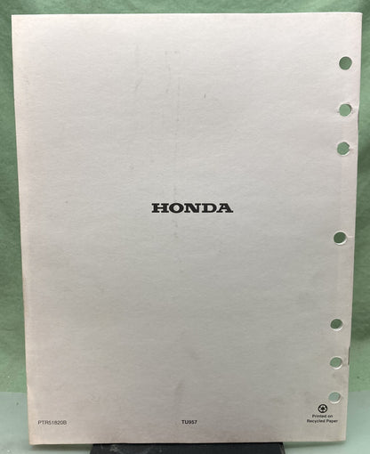 Genuine Honda PTR51820B Water Pump Selection Manual Power Equipment Guide