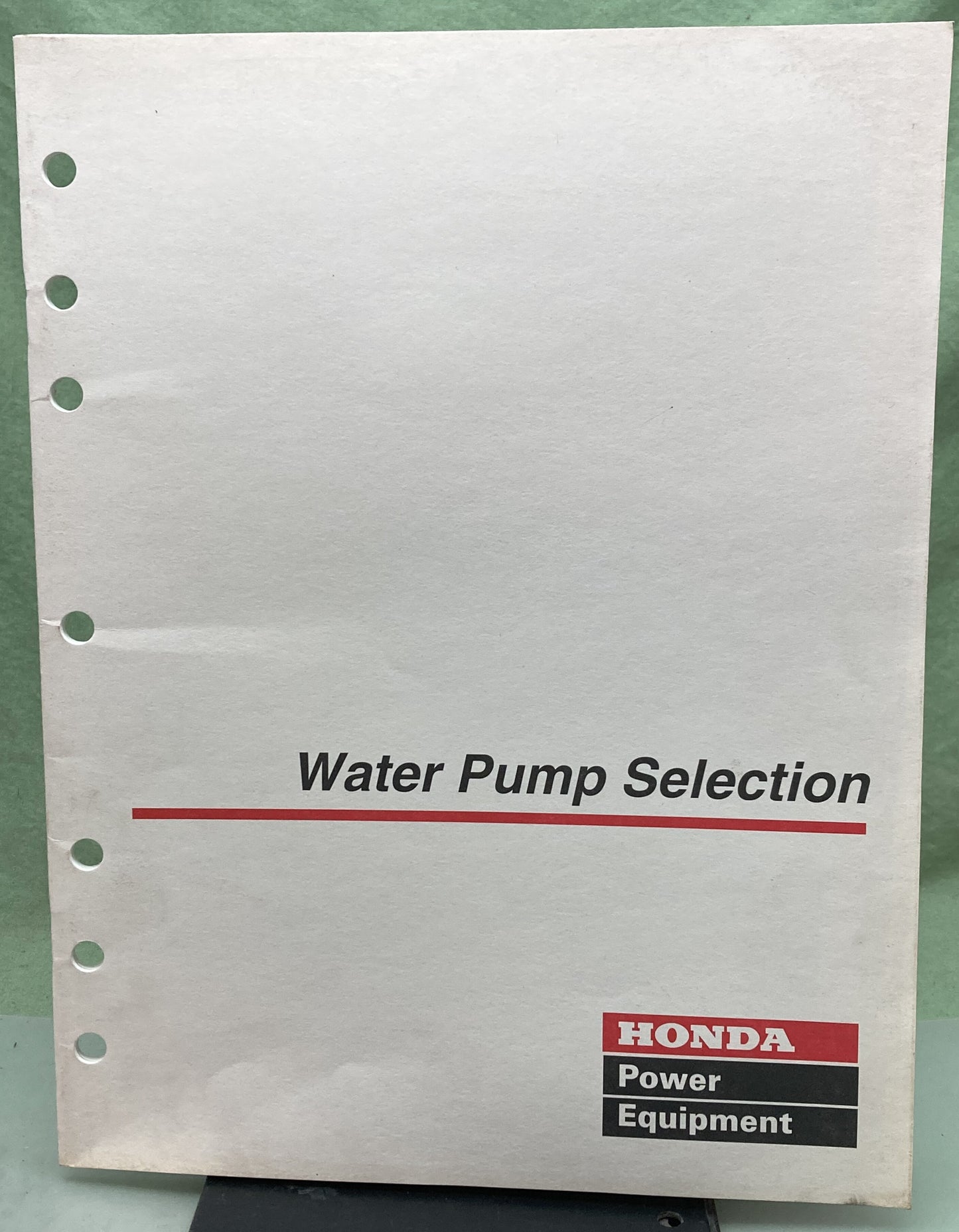Genuine Honda PTR51820B Water Pump Selection Manual Power Equipment Guide