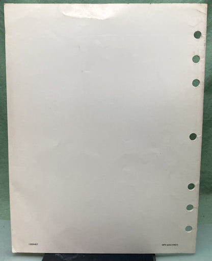 Genuine Honda S5306 Scooter Warranty Flat Rate Manual 1992-1994