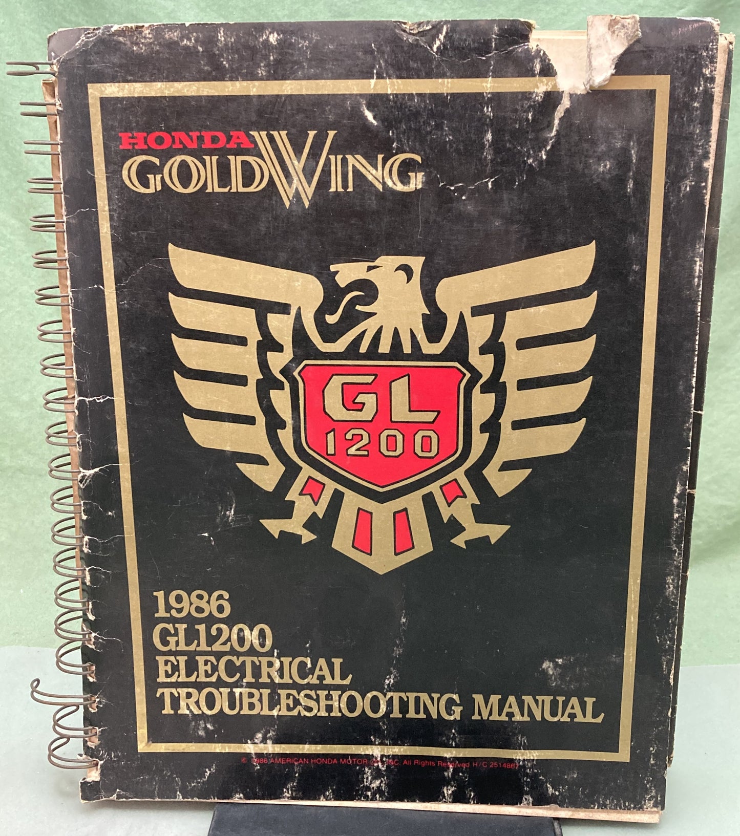 Genuine Honda 61ML870-AH GL1200 Electrical Troubleshooting Manual 1986