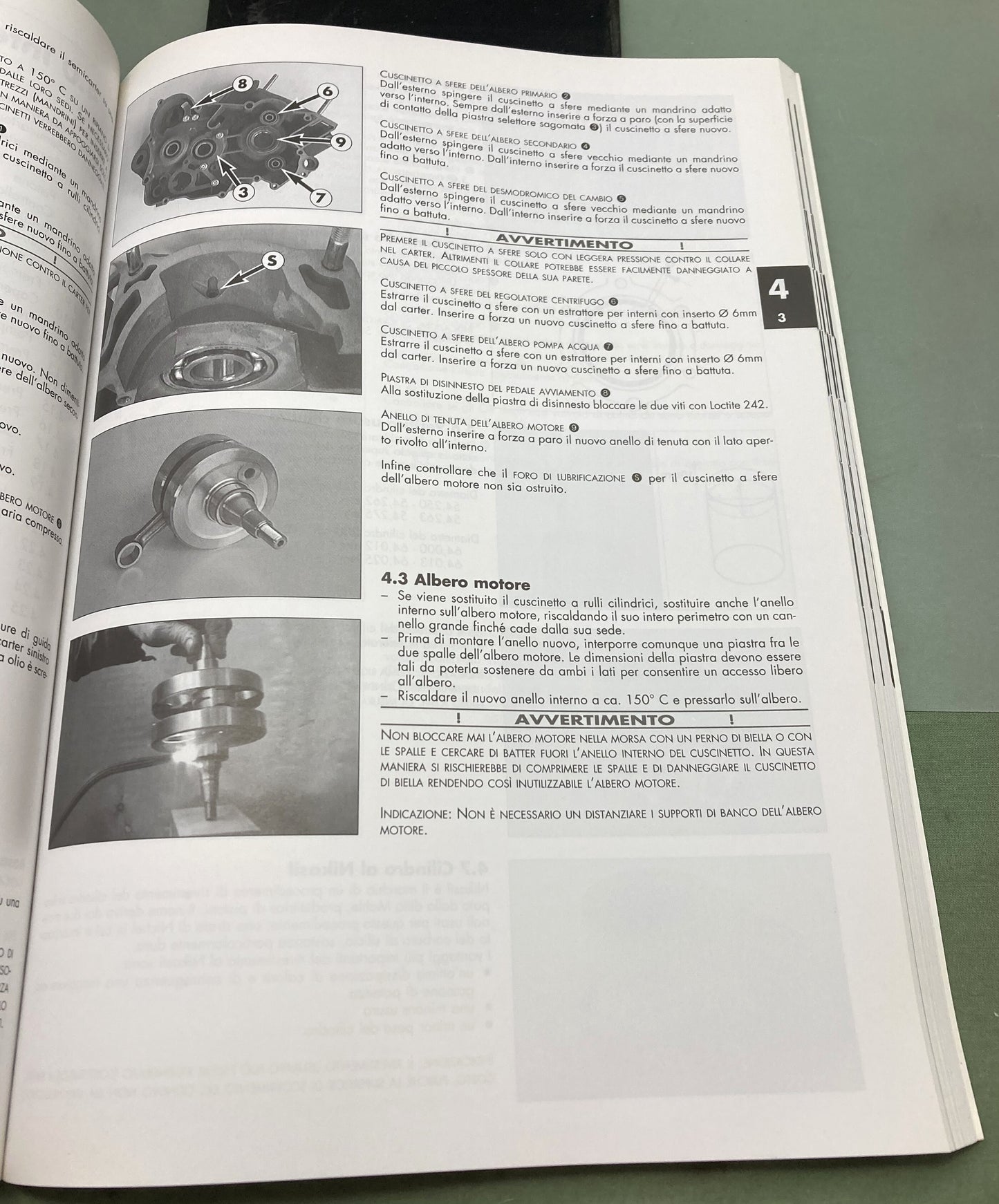 Genuine KTM 320527 125/200 Engine Repair Manual 1998