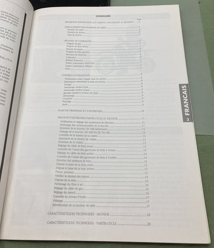 Genuine KTM 320521 50 SXR Adventure Pro Junior Pro Senior Owner's Handbook 1997