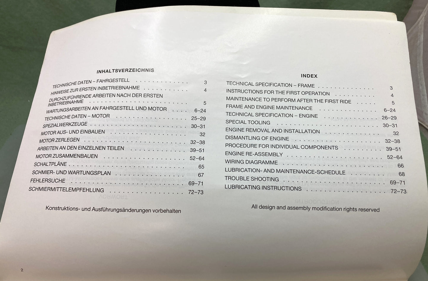 Genuine KTM 201171285 240/250/300/350cc MX/MXC/GS Owner's Repair Manual 1986