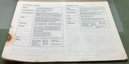Genuine KTM MC420, GS420 Owner's Repair Manual