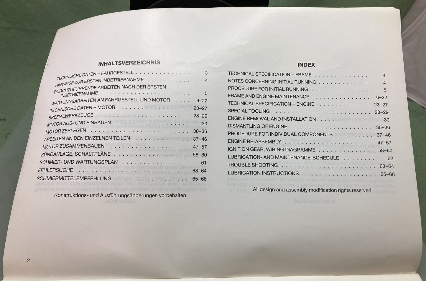 Genuine KTM 201181285 125MX, 125MXC, 125GS Owner's Repair Manual 1986