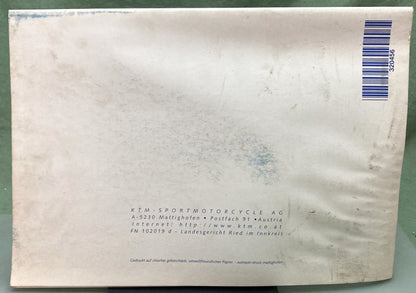 Genuine KTM 320456798 250/300/380 SX, MXC, EXC, EGS Spare Parts Manual '99
