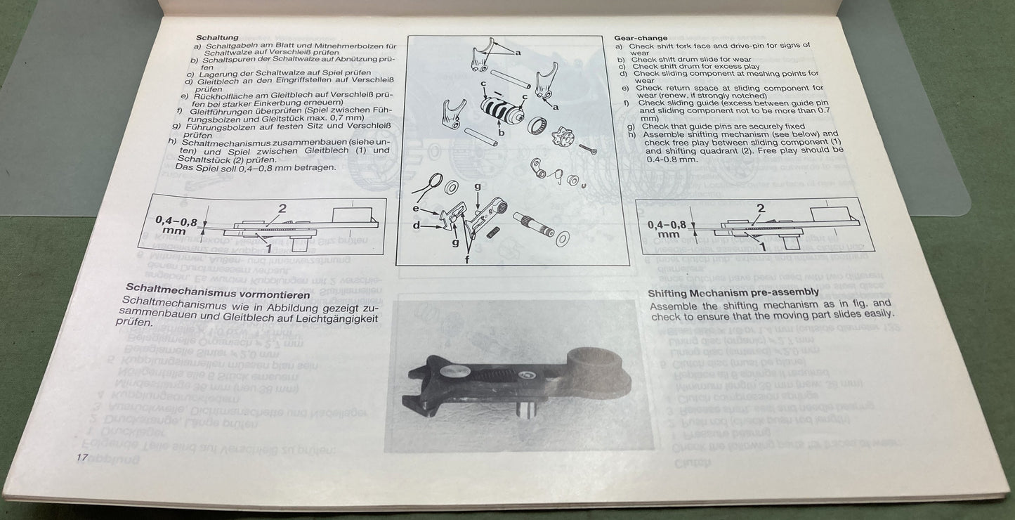 Genuine KTM 20138388 Motor 350/III, 500/III Repair Manual '88