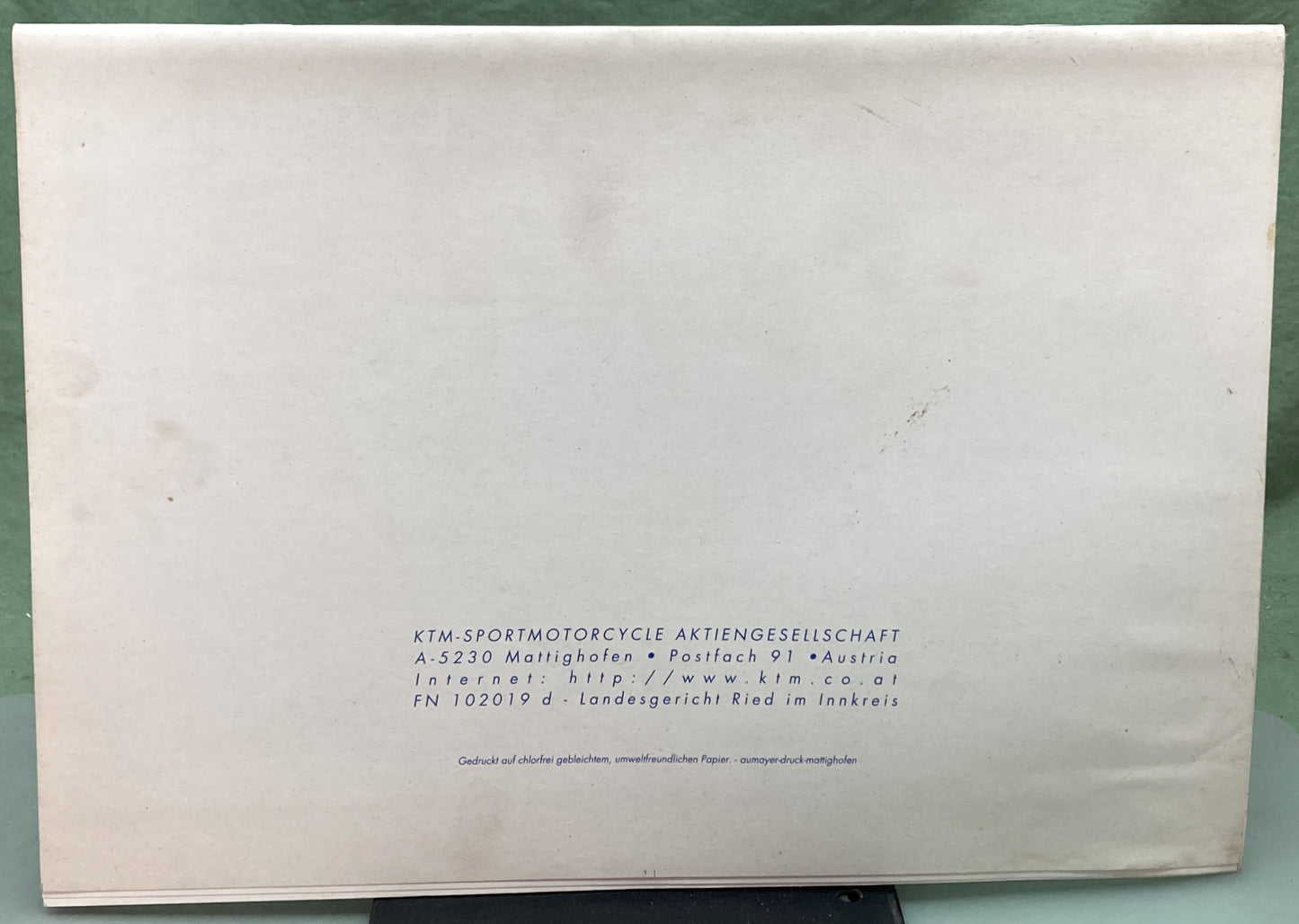 Genuine KTM 320409297 400/620 EGS-E, LSE, R/XC e Spare Parts Manual '97