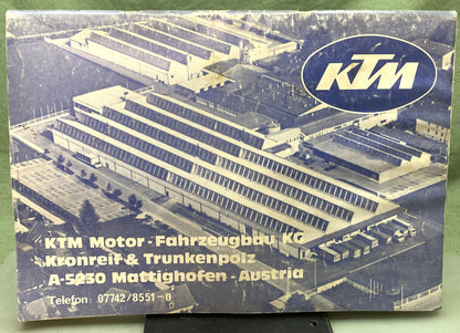 Genuine KTM 125-175-240/250-340/400 Motor Spare Parts Manual June '79
