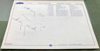 Gen. KTM 3204281197 50 SXR, Adventure, Pro Jr., Pro Sen. Spare Parts Manual '98