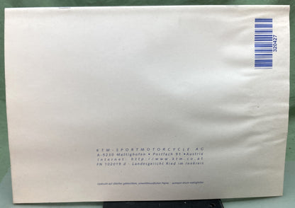 Genuine KTM 3204271197 50 SXR Motor Spare Parts Manual '98