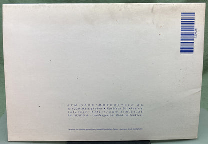 Genuine KTM 3204261097 400/620 SX, Super Competition LC4 Spare Parts Manual '98