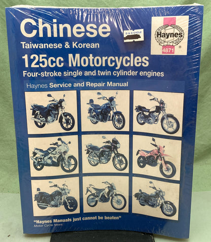 New Gen. Haynes 4871 Chinese, Taiwanese and Korean 125cc Motorcycle Service Man.