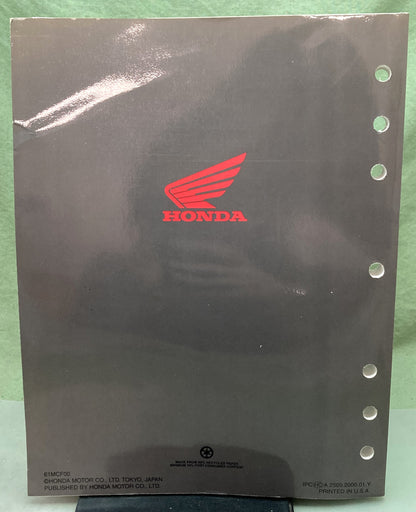 New Genuine Honda 61MCF00 RC51 RVT1000R Service Manual 2000