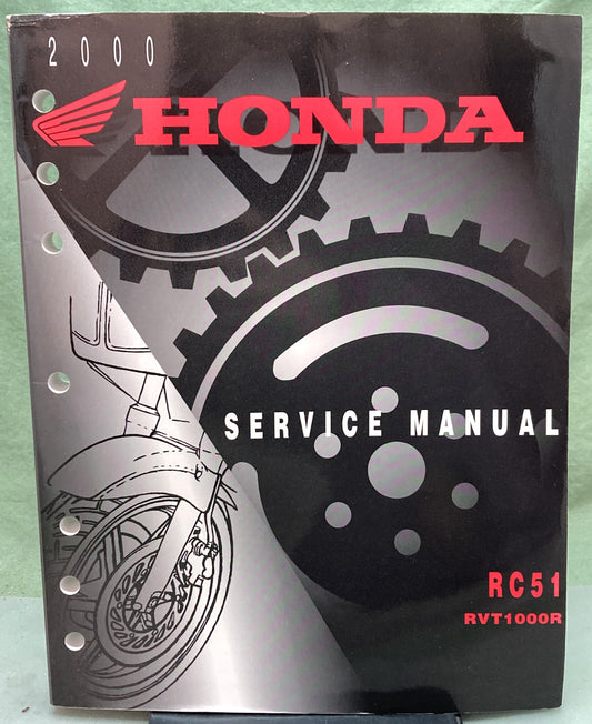 New Genuine Honda 61MCF00 RC51 RVT1000R Service Manual 2000