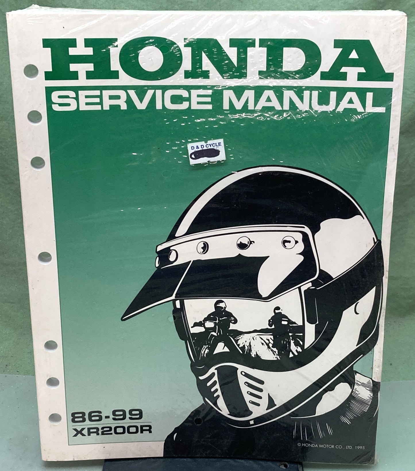 New Genuine Honda 61KT011 XR200R Service Manual '86-'99