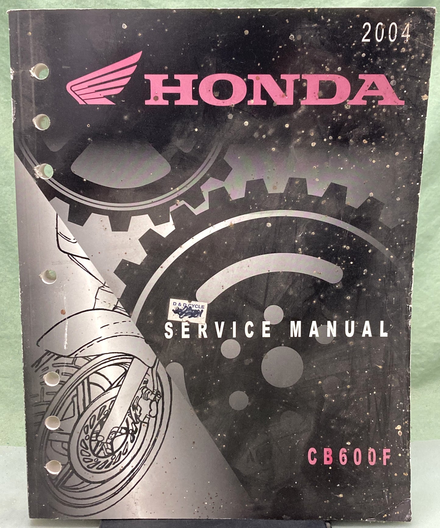 Genuine Honda 61MBZ00 CB600F Service Manual 2004