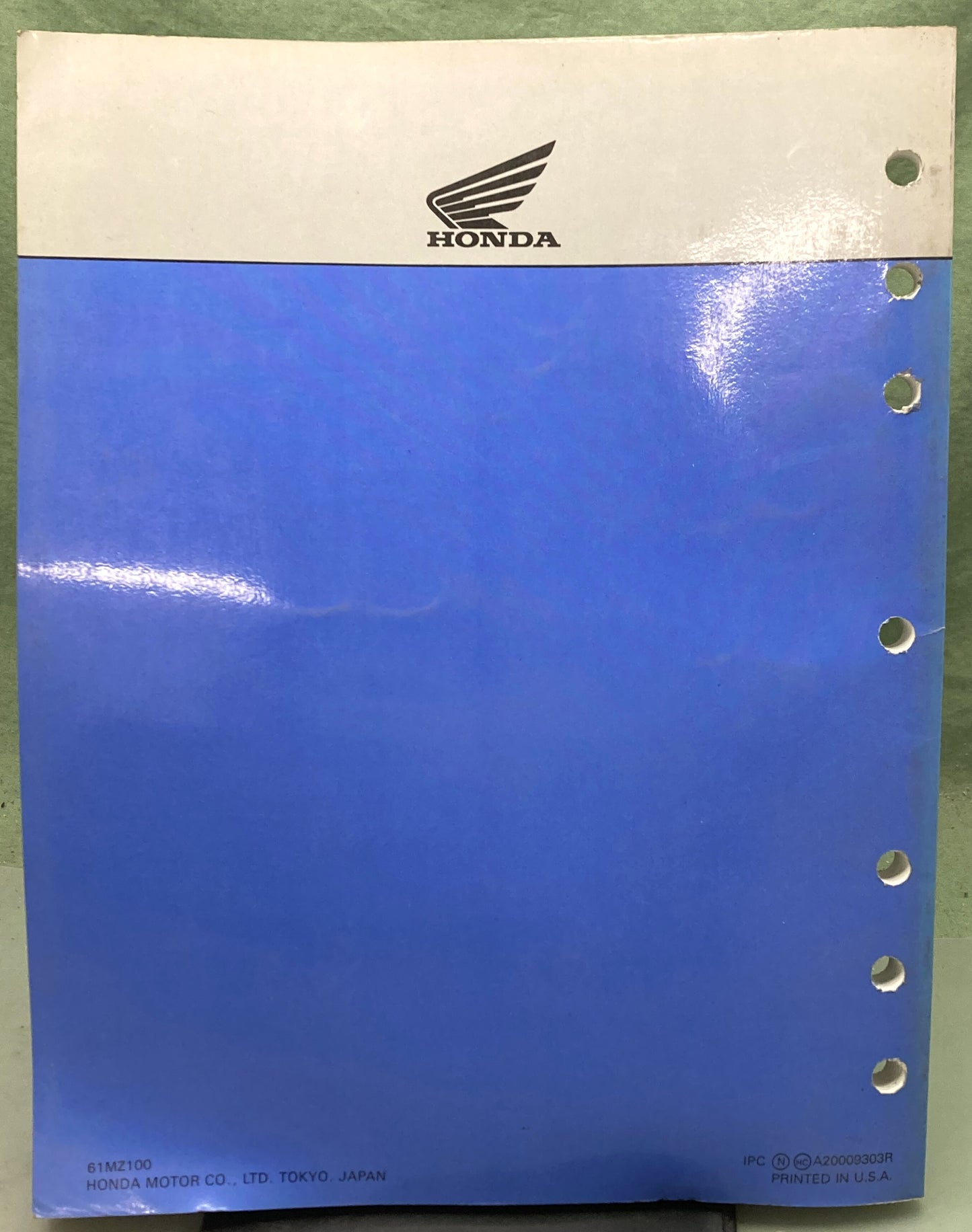 Genuine Honda 61MZ100 CB1000 Service Manual 1993