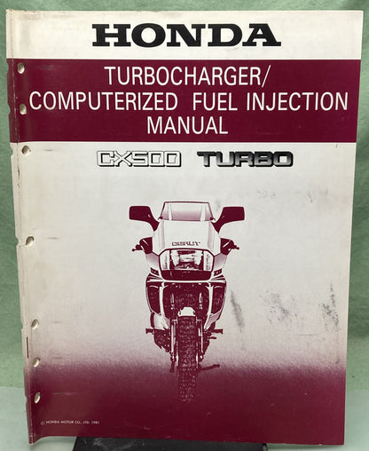 Genuine Honda 62MC700 CX500 Turbo Service Manual 1981