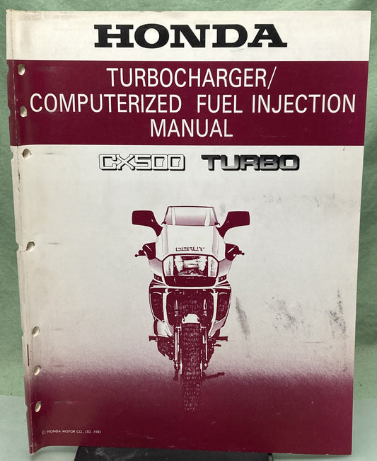 Genuine Honda 62MC700 CX500 Turbo Service Manual 1981