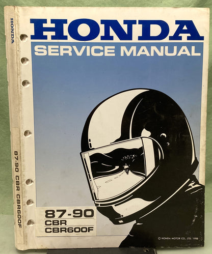 Genuine Honda 61MN402 CBR CBR600F Shop Manual 1988