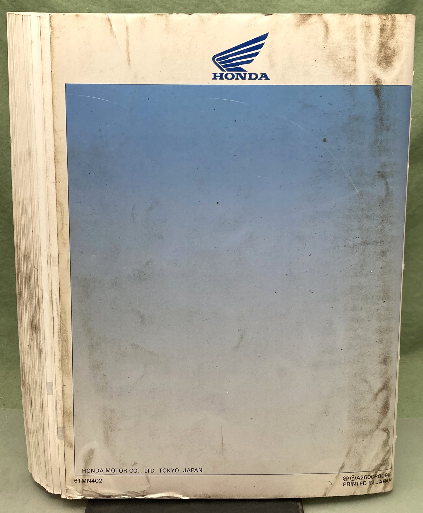 Genuine Honda 61MN402 CBR CBR600F Shop Manual 1988