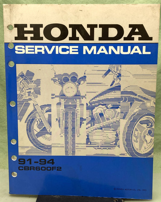 Genuine Honda 61MV903 CBR600F2 Service Manual 1993