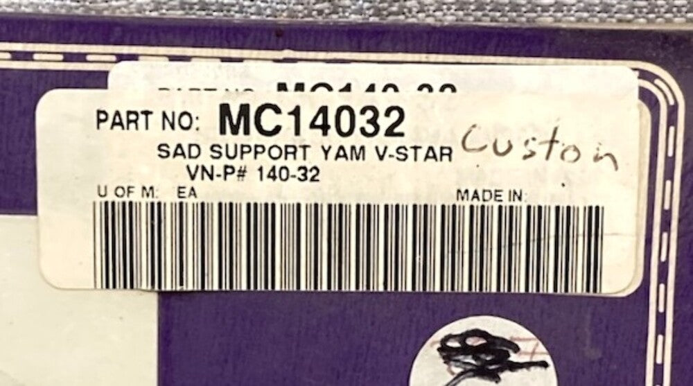 New Genuine M/C Enterprises MC14032 Saddle Support for Yamaha V-Star Custom
