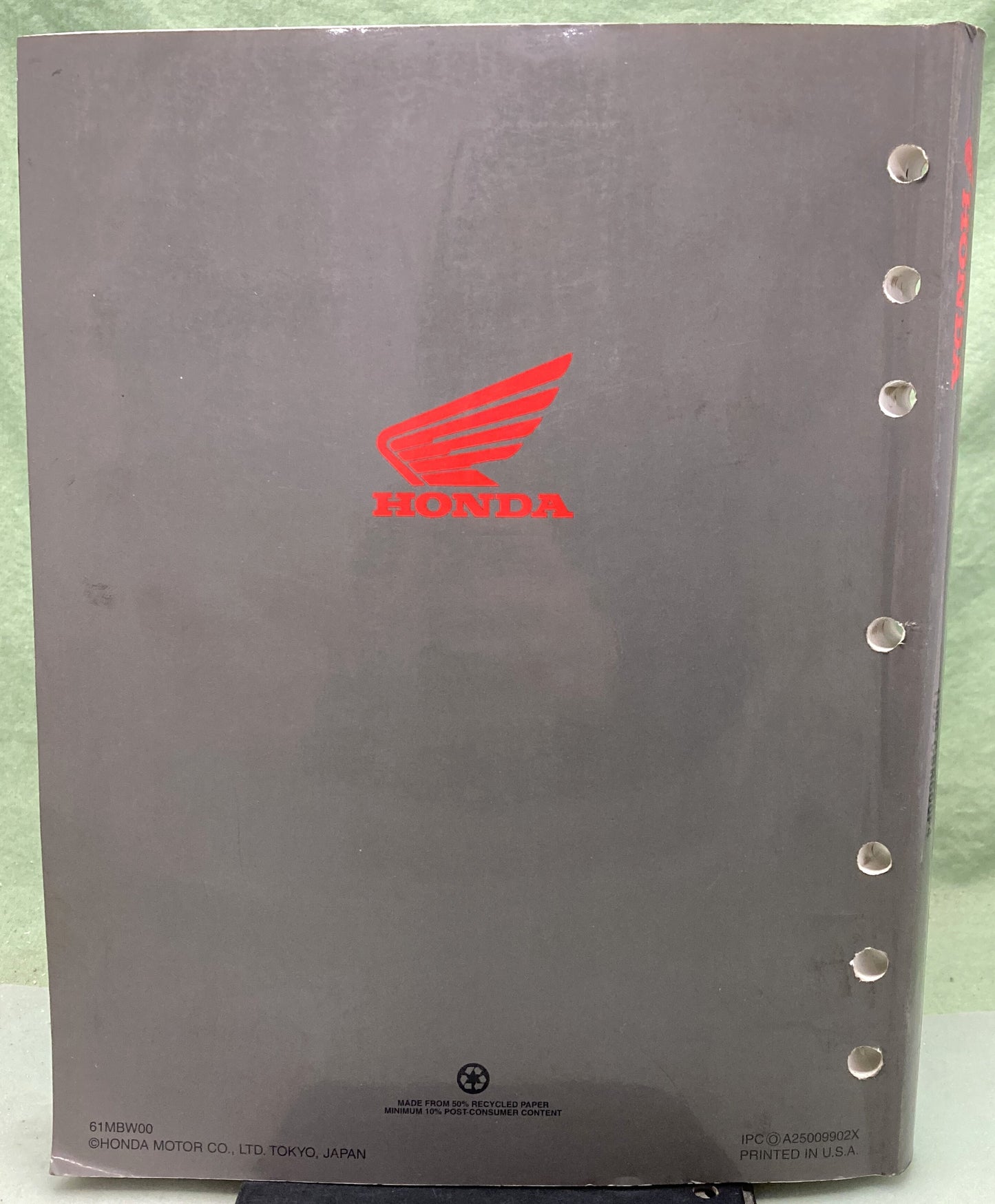 Genuine Honda 61MBW00 CBR600F4 Service Manual 1999