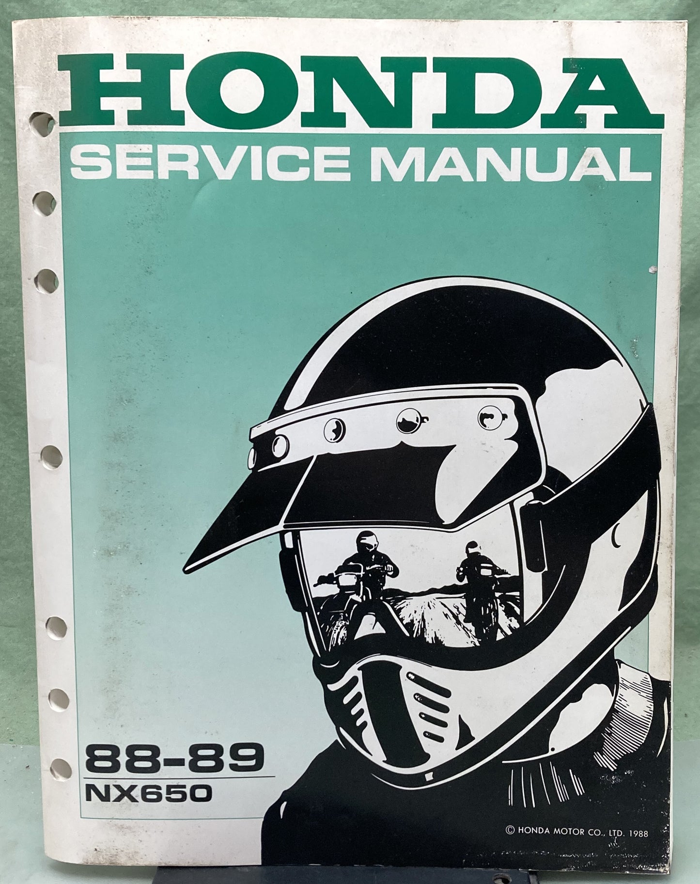 Genuine Honda 61MN901 NX650 Service Manual 1988
