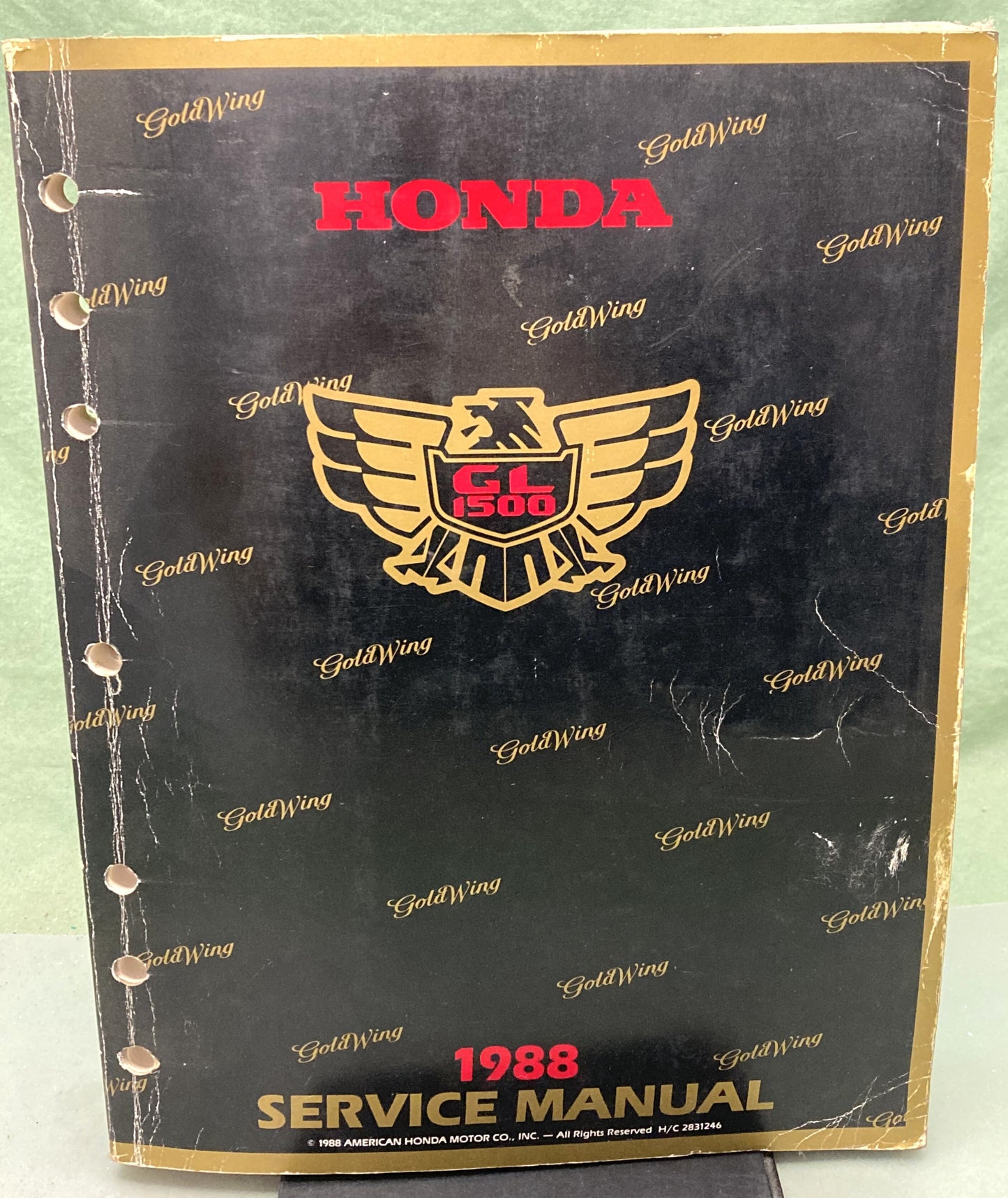 Genuine Honda 2831246 GL1500 Service Manual 1988