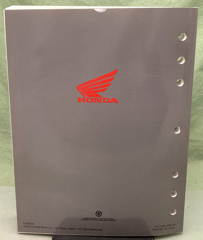 Genuine Honda 61MBZ01 CB600F Service Manual 2005