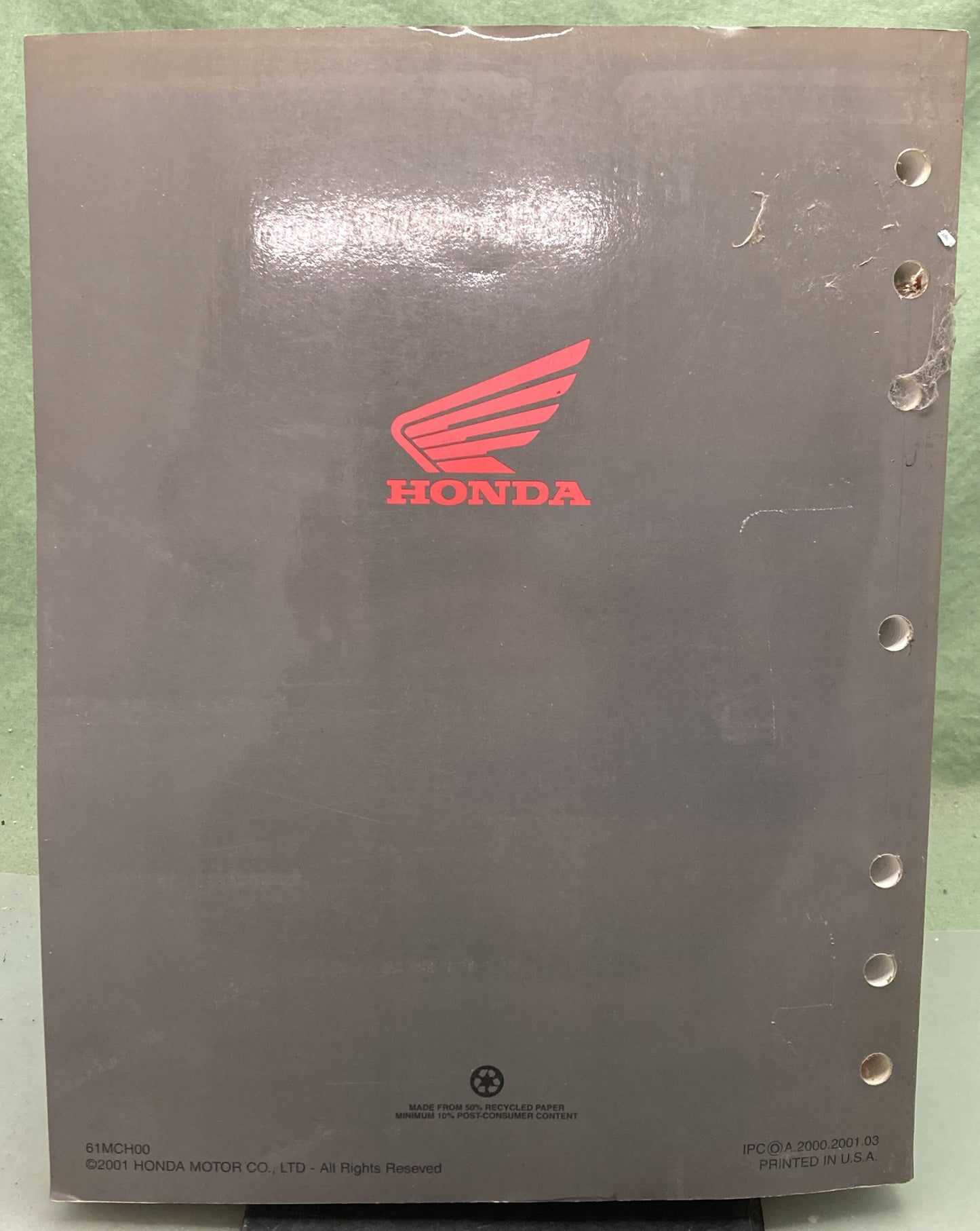 Genuine Honda 61MCH00 VTX1800C VTX Service Manual 2001