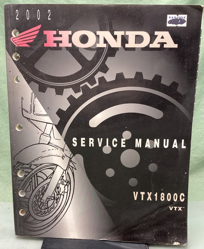 Genuine Honda 61MCH00 VTX1800C VTX Service Manual 2001