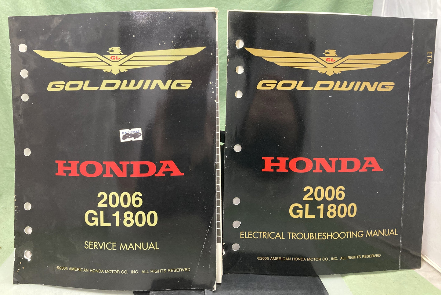 Gen. Honda 61MCA50 GL1800 Electrical Troubleshooting and Service Manual Set '06