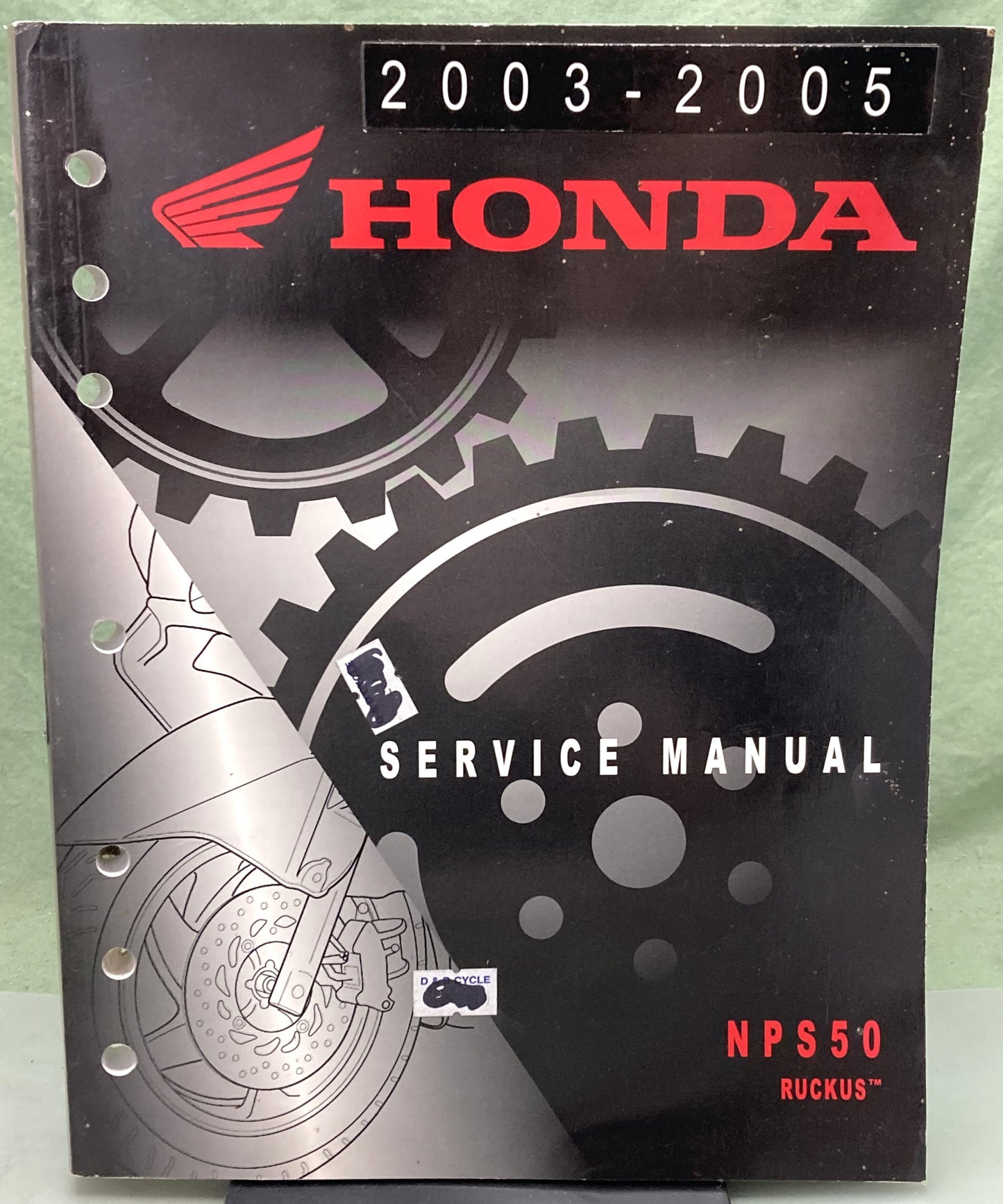 Genuine Honda 61GEZ02 NPS50 Ruckus Service Manual 2002