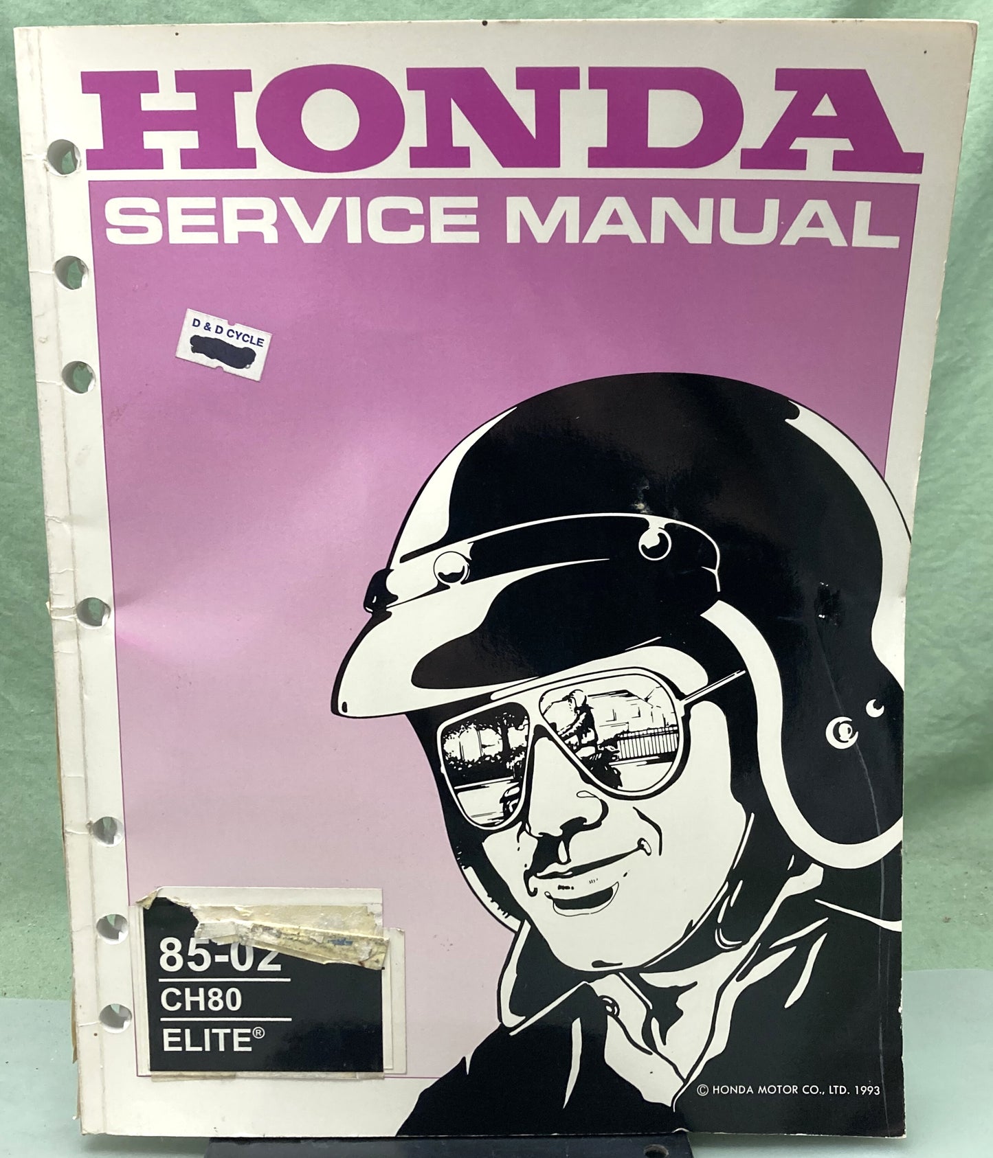Genuine Honda 61GV417 CH250 Elite Service Manual 1993