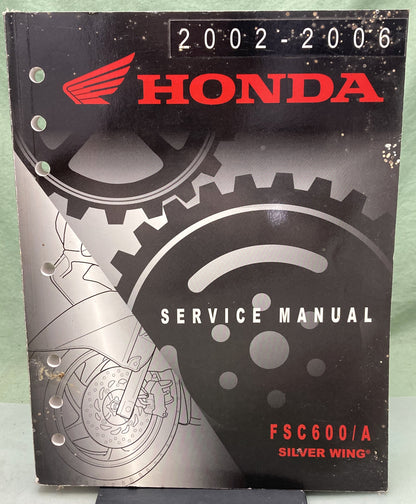 Genuine Honda 61MCT04 FSC600/A Silver Wing Service Manual 2004