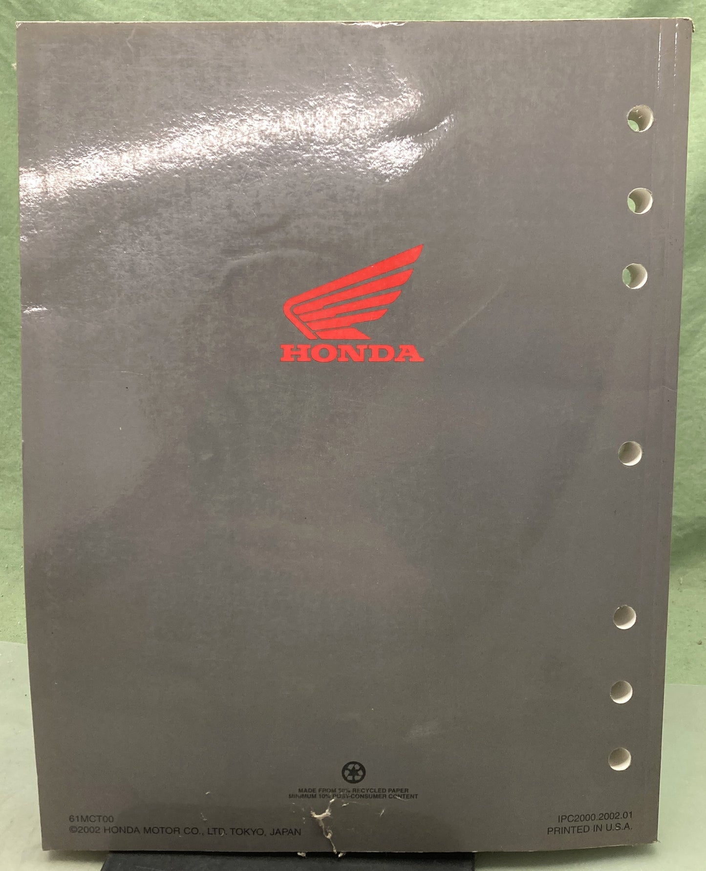 Genuine Honda 61MCT00 FSC600 Silver Wing Service Manual 2001