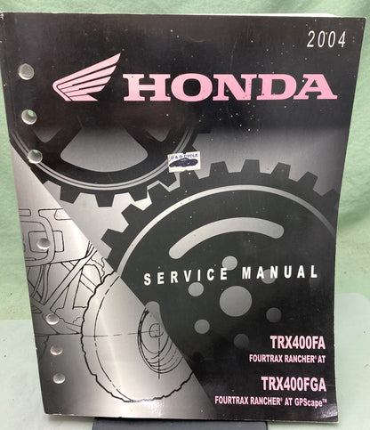 Genuine Honda 61HN700 TRX400FA TRX400FGA Service Manual 2004