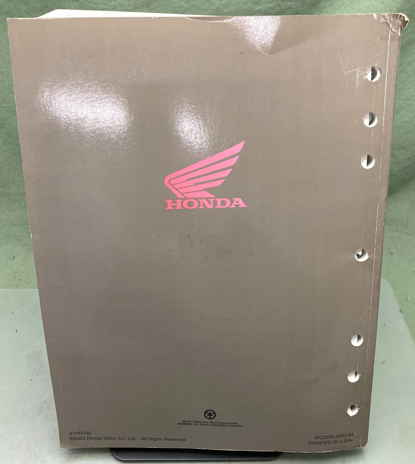 Genuine Honda 61HN700 TRX400FA TRX400FGA Service Manual 2004