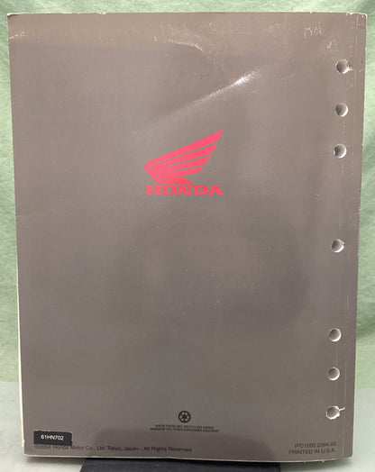 Genuine Honda 61HN702 TRX400FA TRX400FGA Service Manual 2004