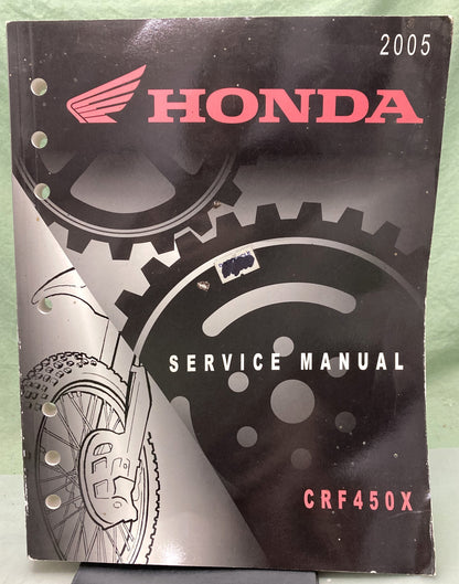 Genuine Honda 61MEY00 CRF450X Service Manual 2005