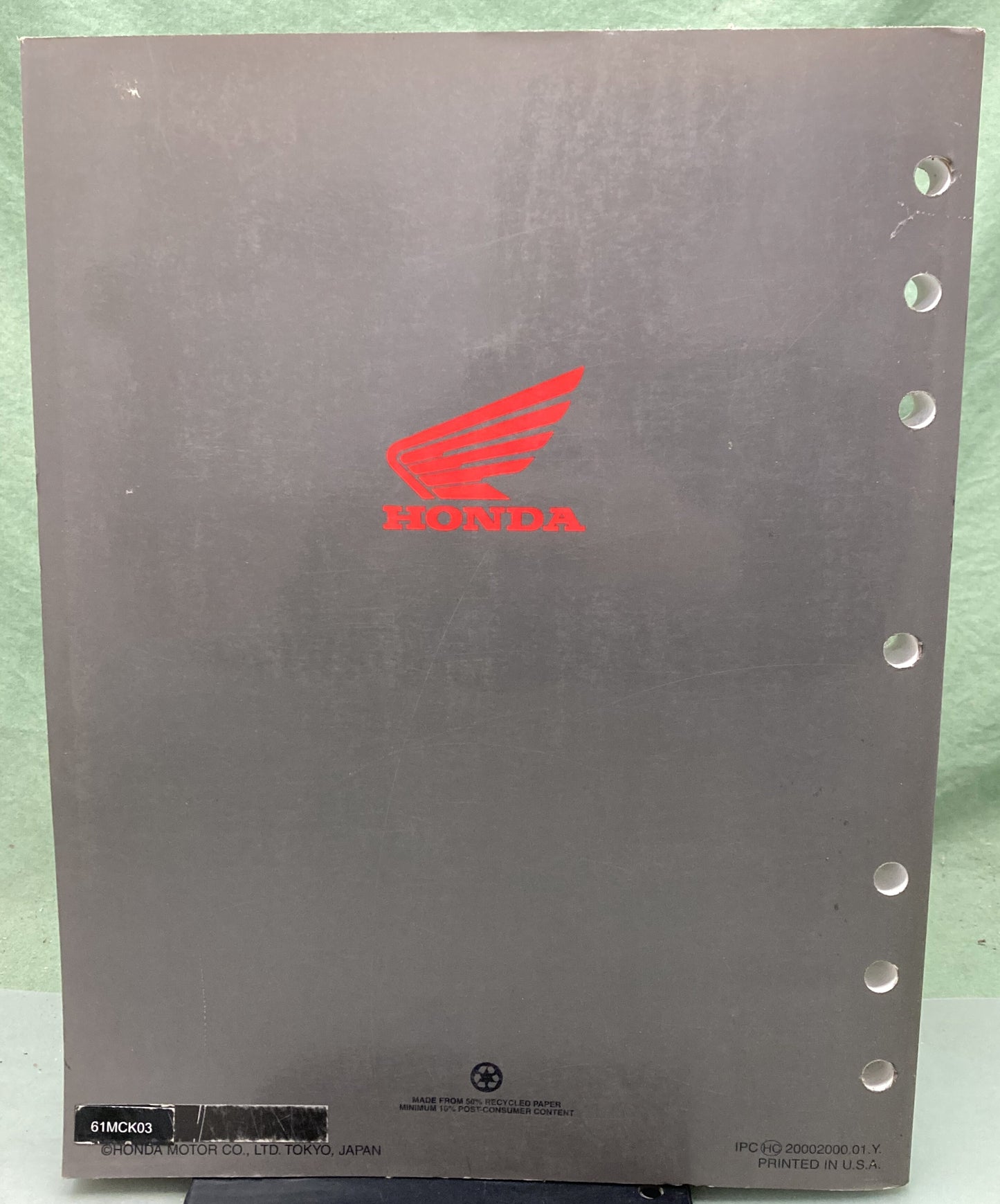 Genuine Honda 61MCK03 VT1100C2 Shadow Sabre Service Manual 2000