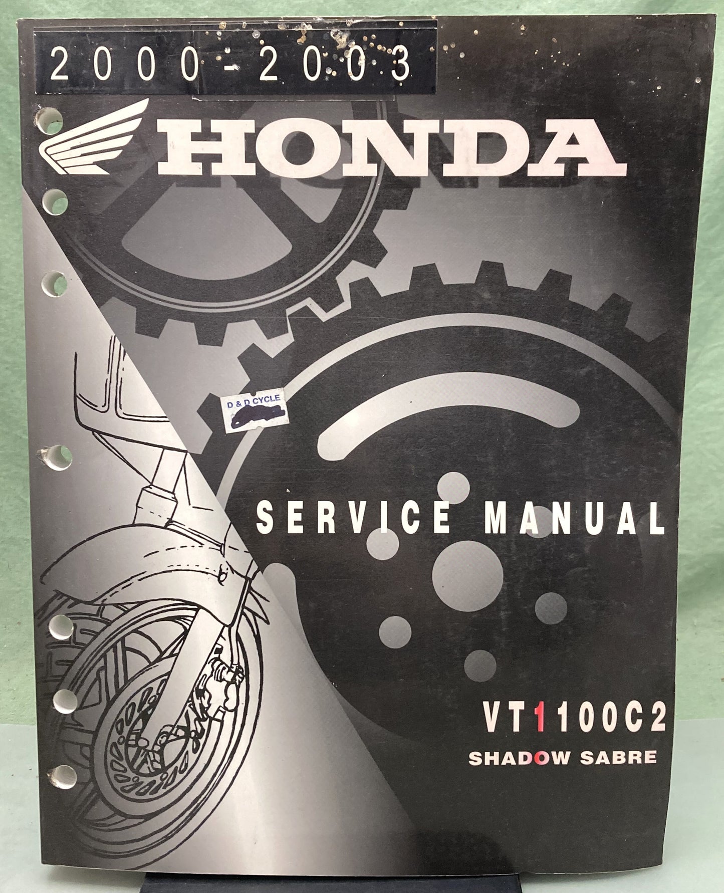 Genuine Honda 61MCK03 VT1100C2 Shadow Sabre Service Manual 2000