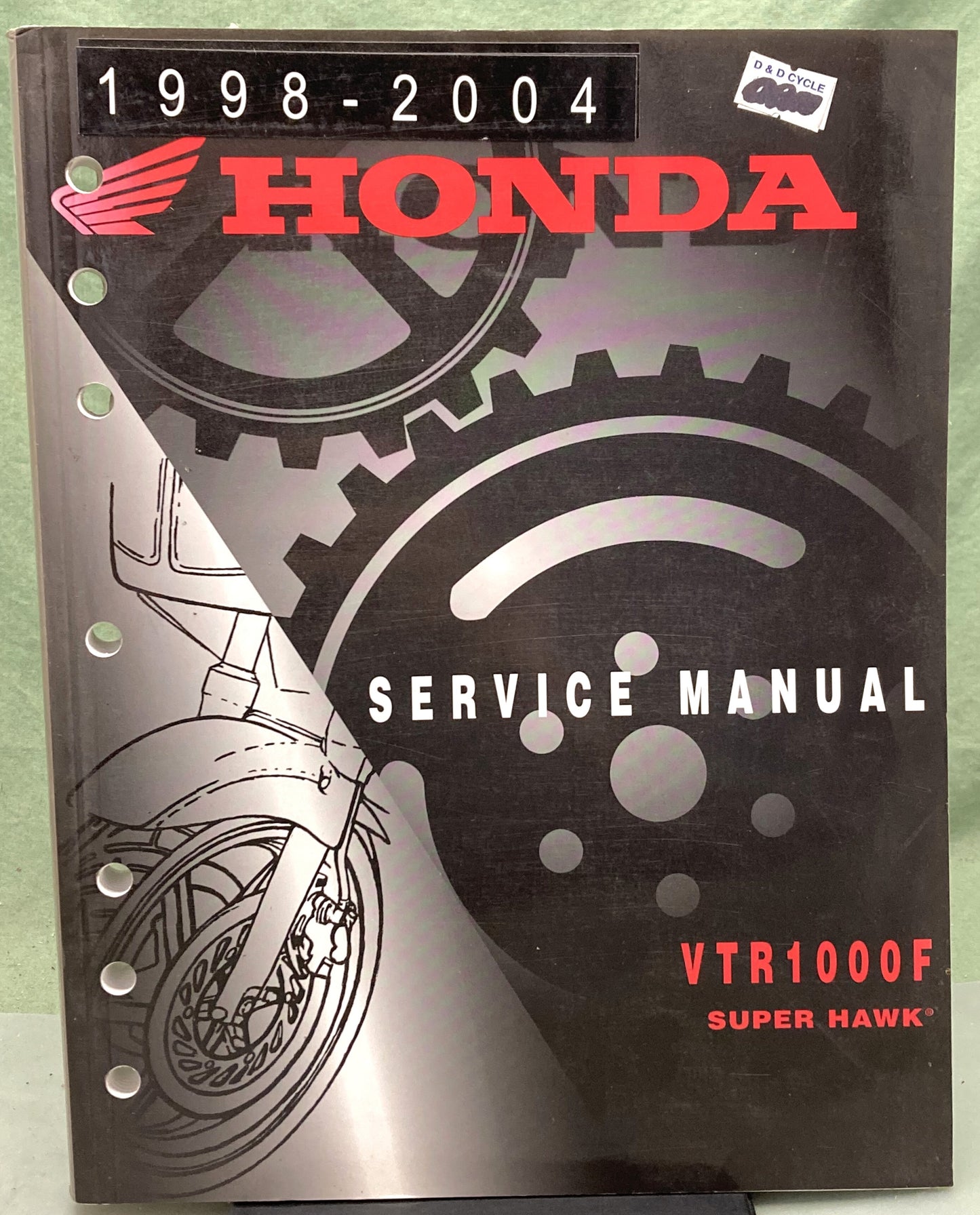 Genuine Honda 61MBB03 VTR1000F Super Hawk Service Manual 2001