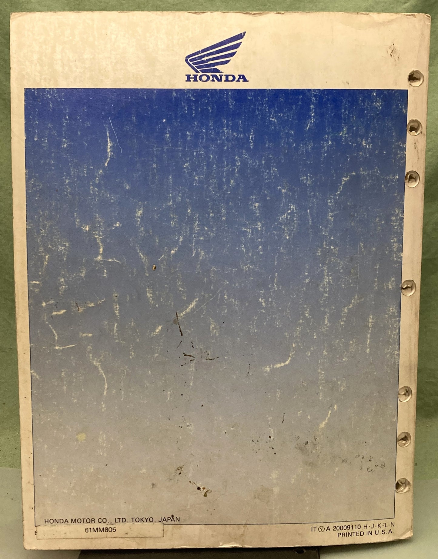 Genuine Honda 61MM805 VT1100cc Shadow Service Manual 1991