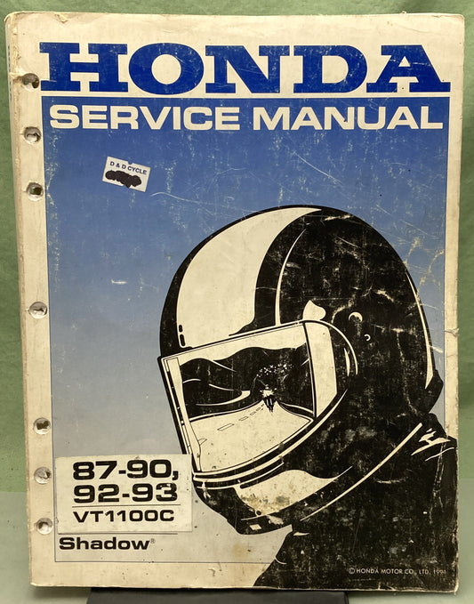 Genuine Honda 61MM805 VT1100cc Shadow Service Manual 1991